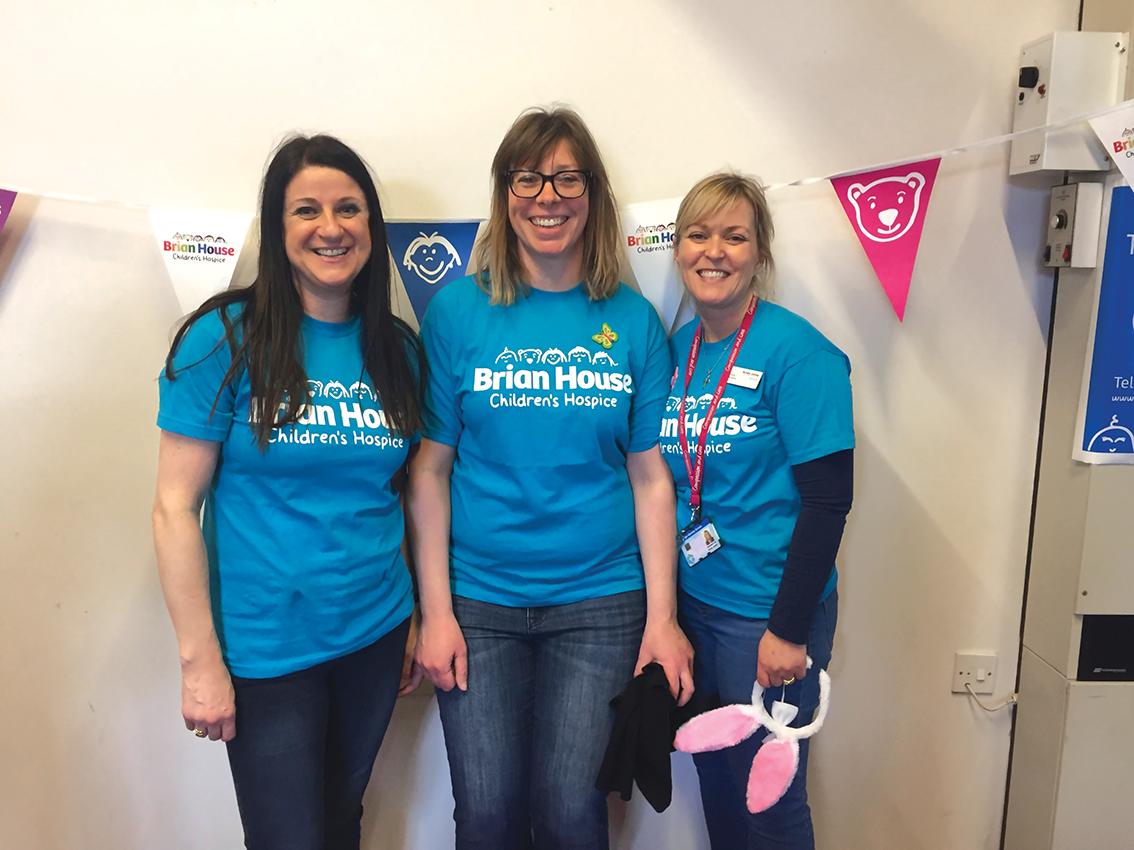 Linzi McCaslin, Nicola Lewis and Kirsty Jones are taking part in the London to Paris Bike Ride for Brian House Children’s Hospice in September.