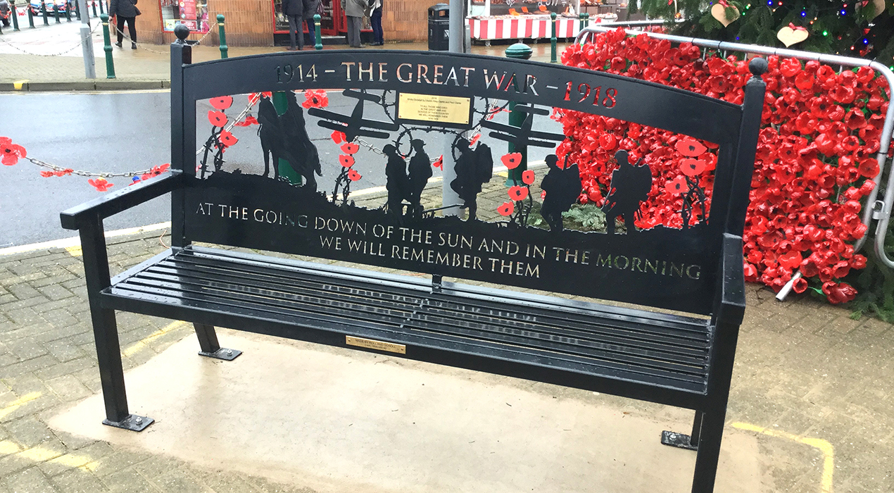 Memorial Bench in Cleveleys