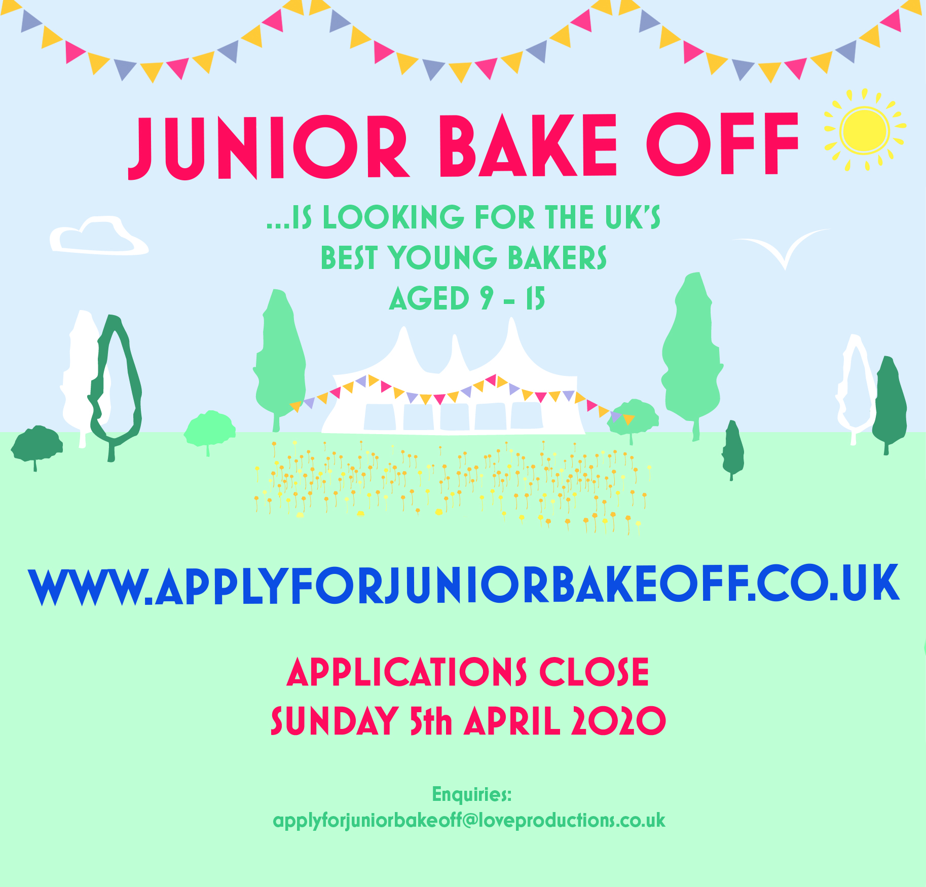 Junior Bake Off Application 2025 Karry Marylee
